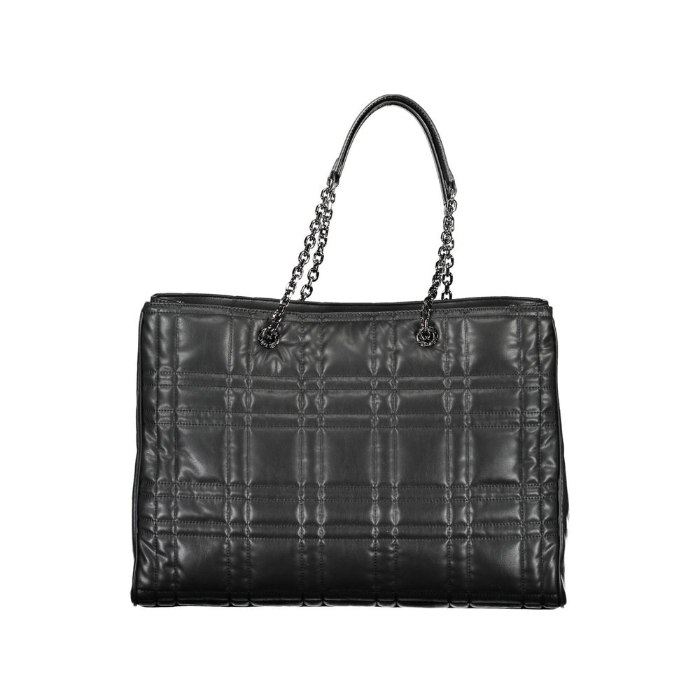 Geantă de mână Calvin Klein neagră din poliester