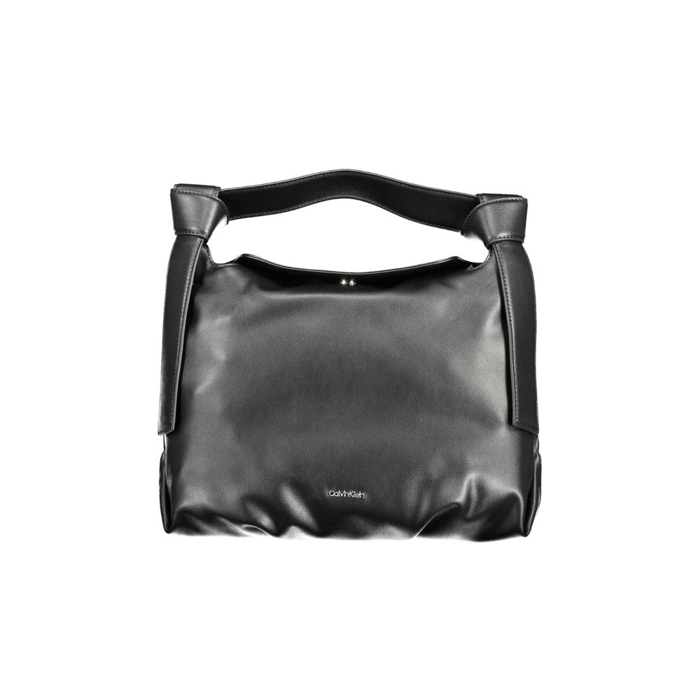 Geantă de mână Calvin Klein neagră din poliester