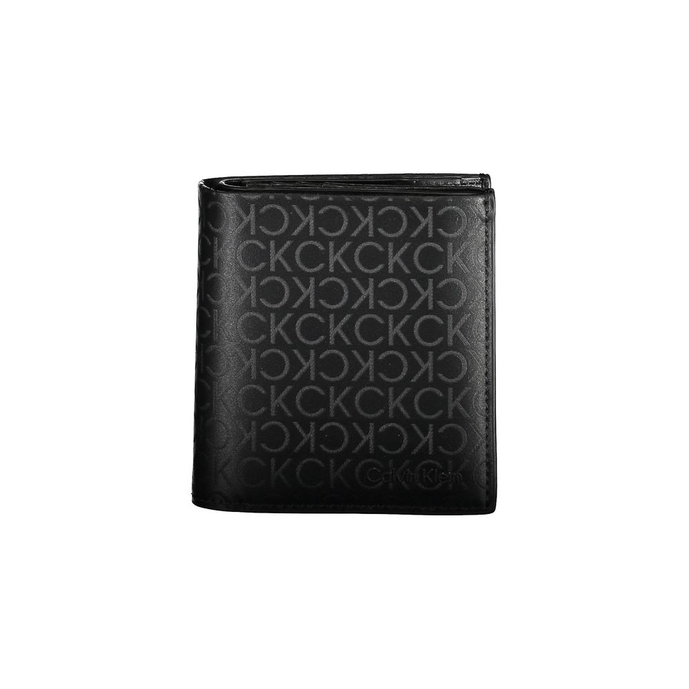 Portofel Calvin Klein negru din poliester