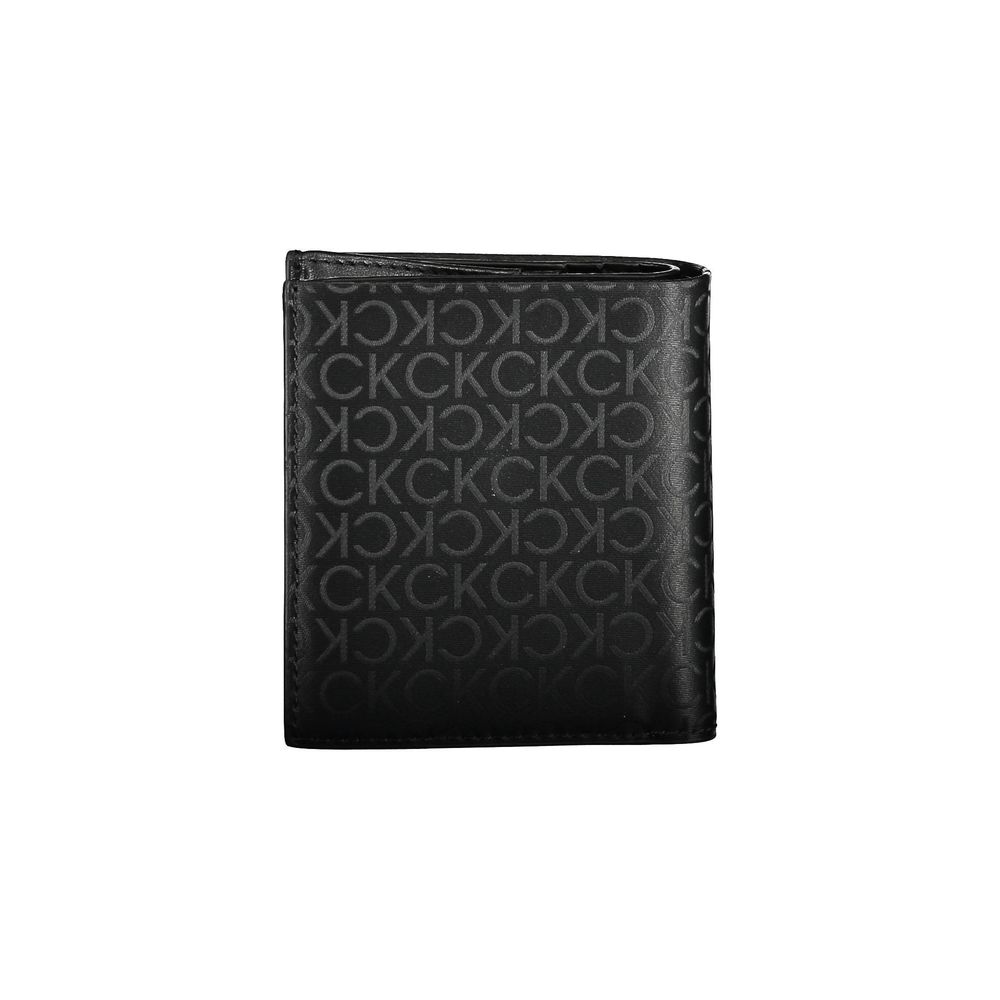 Portofel Calvin Klein negru din poliester
