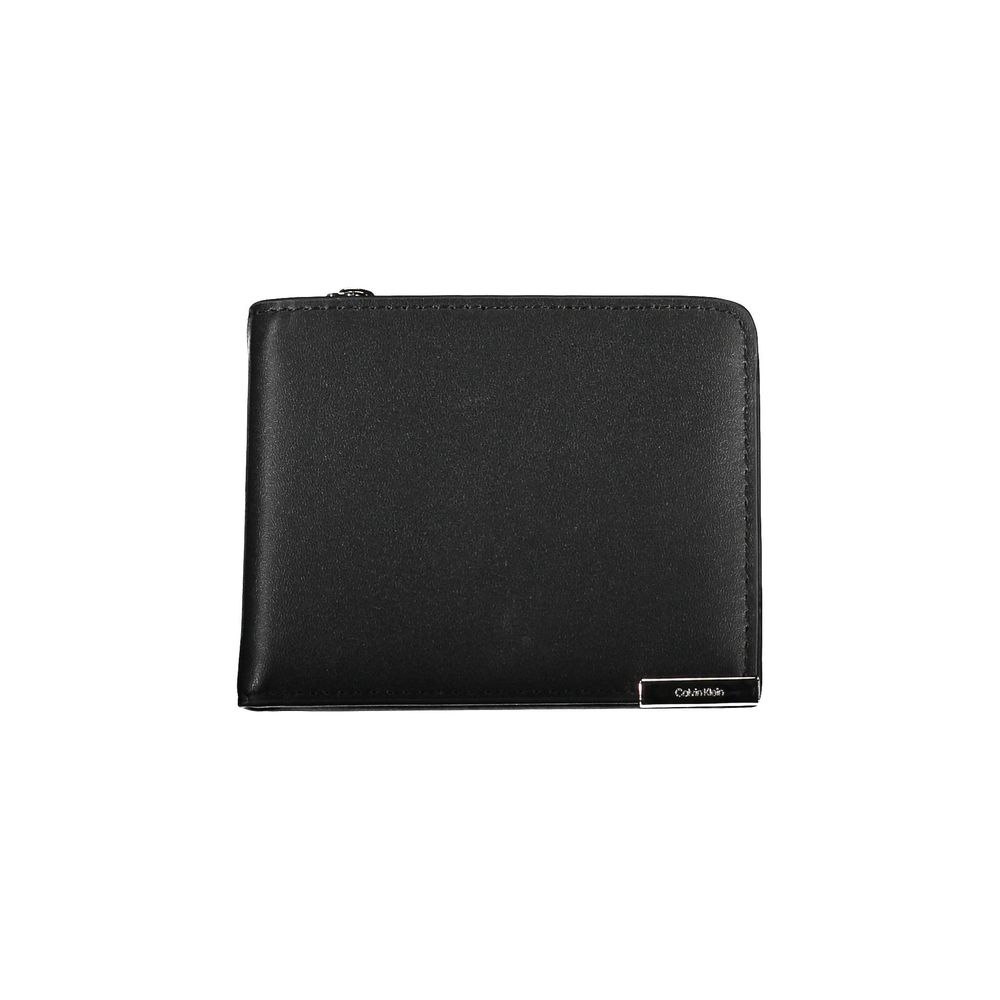 Portofel Calvin Klein negru din polietilenă