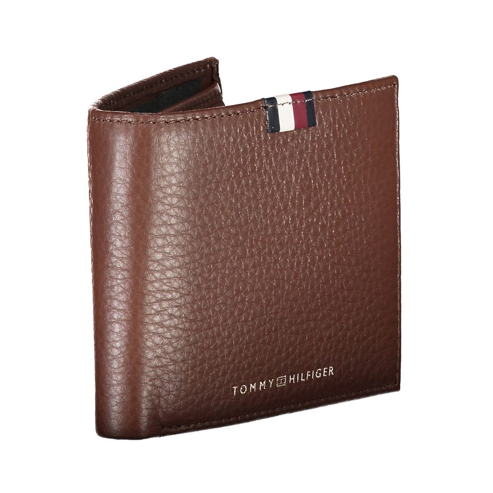 Tommy Hilfiger – Braune Lederbrieftasche