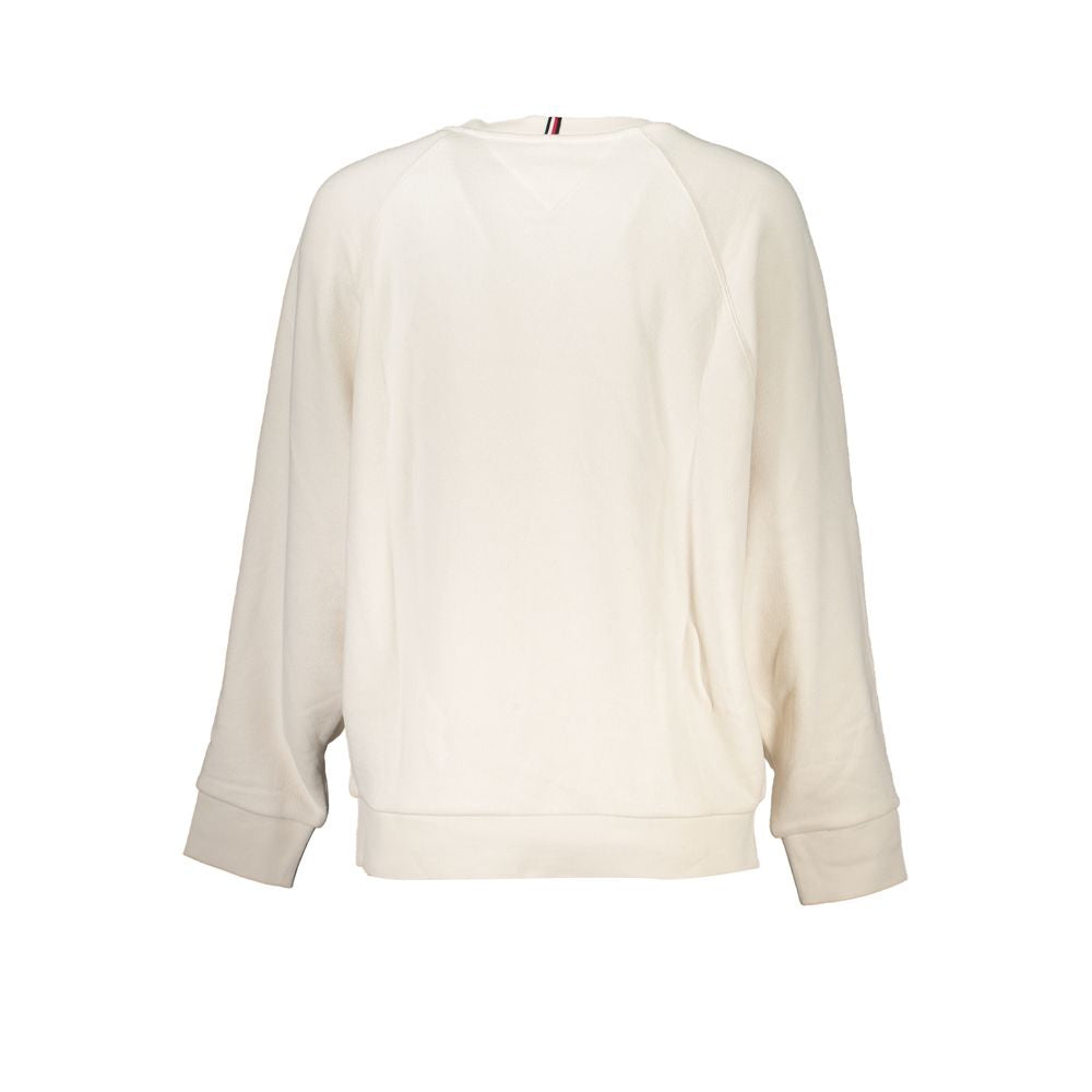 Beigefarbener Baumwollpullover von Tommy Hilfiger