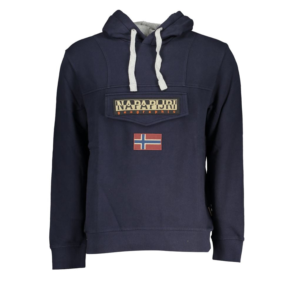 Blauer Baumwollpullover von Napapijri