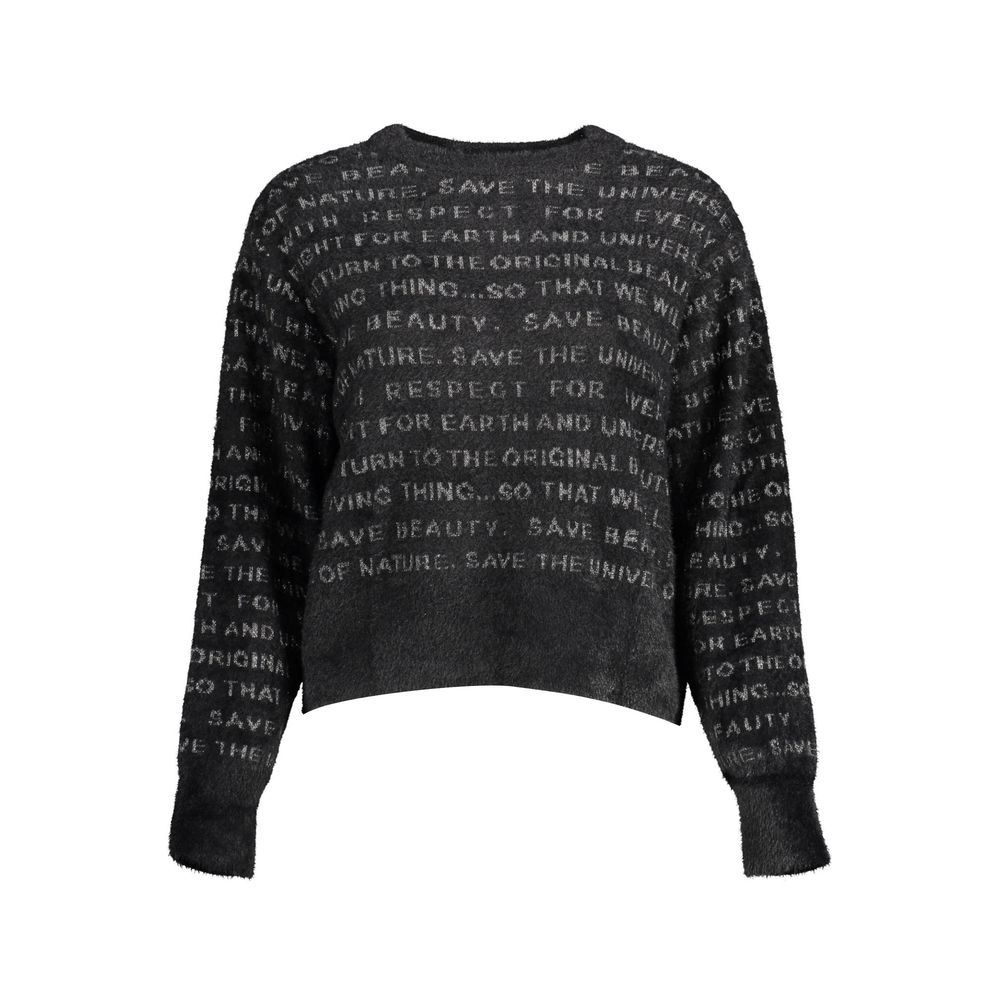 Desigual Schwarzer Polyesterpullover