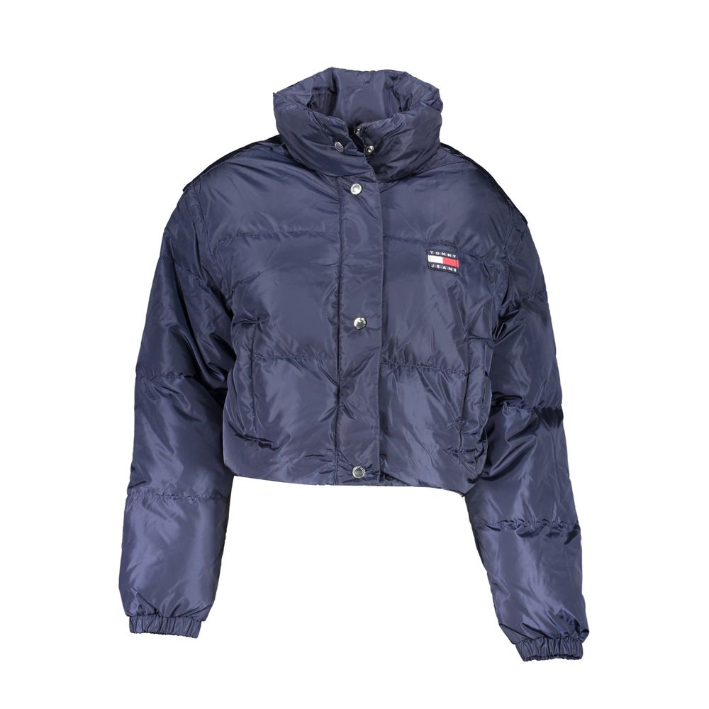 Tommy Hilfiger Blaue Polyamidjacken und -mäntel