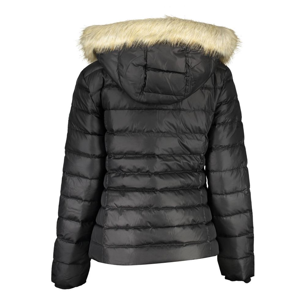 Tommy Hilfiger Schwarze Polyesterjacken und -mäntel