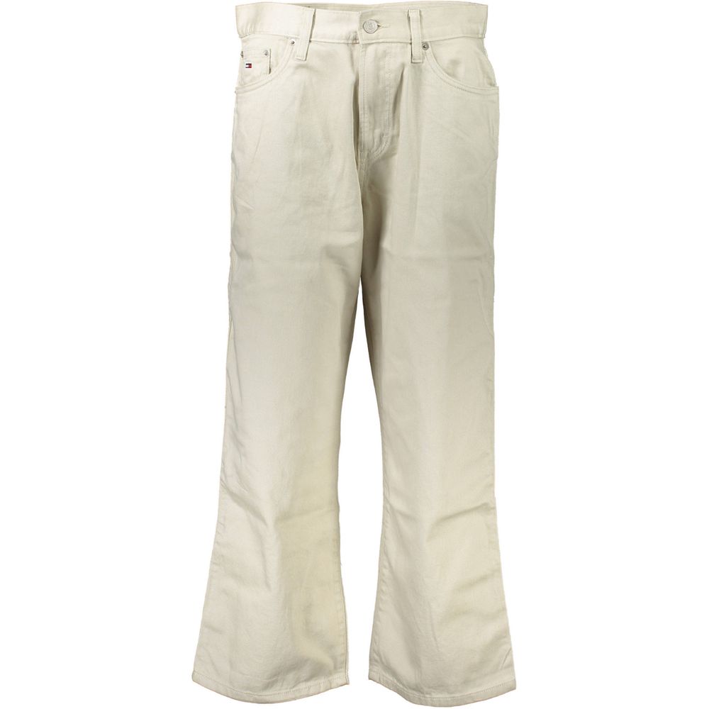 Tommy Hilfiger – Beige Jeans und Hose aus Baumwolle
