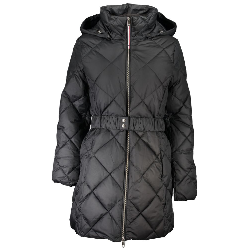 Tommy Hilfiger Schwarze Polyesterjacken und -mäntel