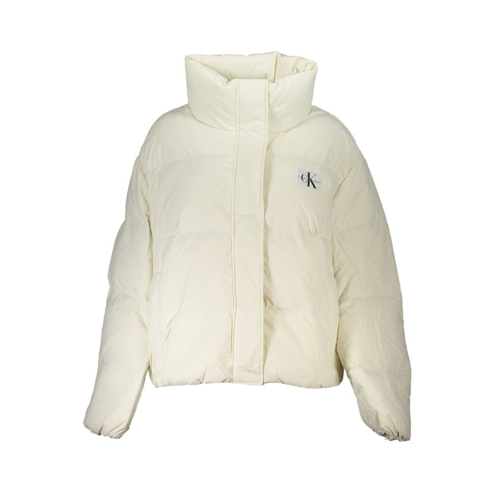 Calvin Klein Weiße Polyamidjacken und -mäntel