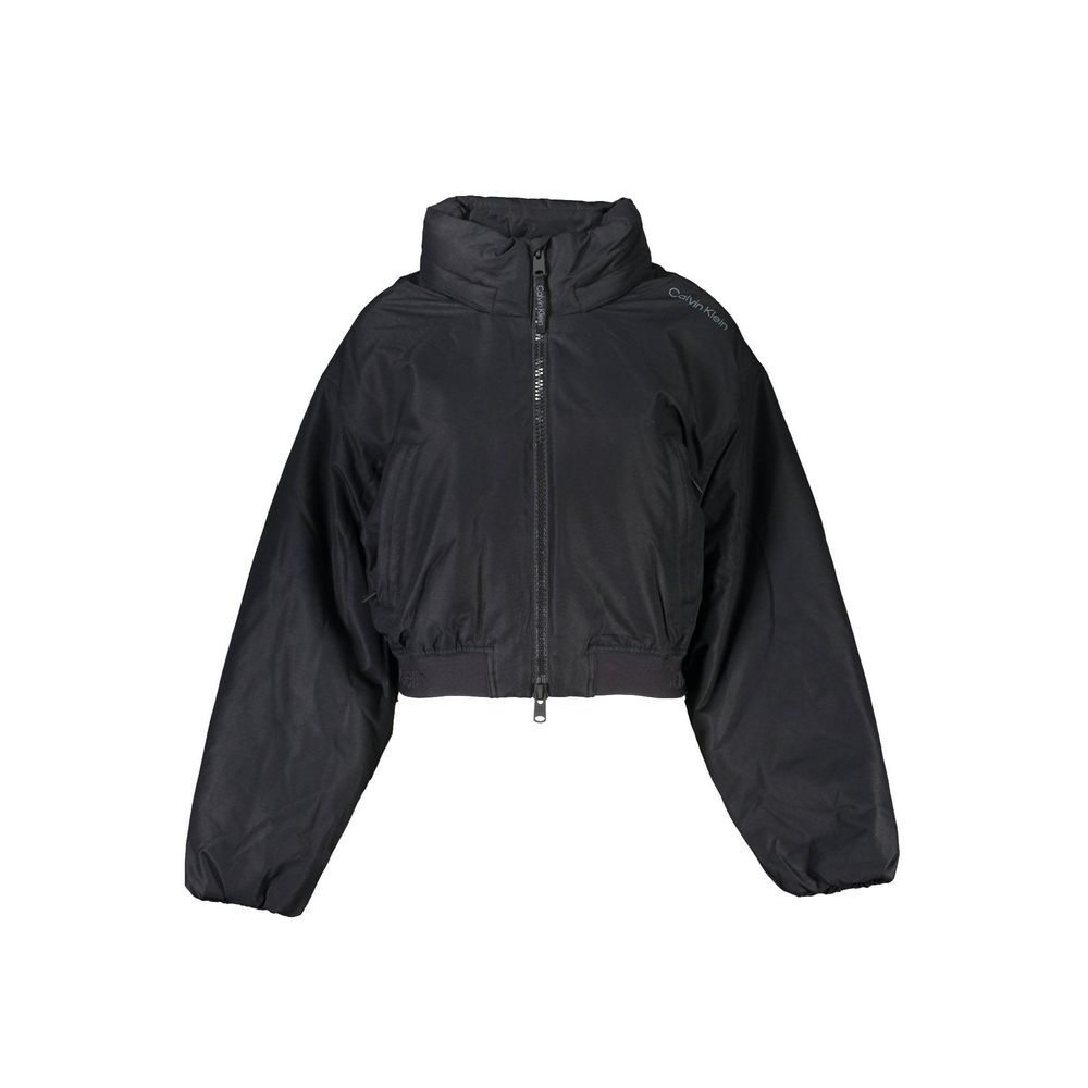 Calvin Klein Schwarze Polyesterjacken und -mäntel