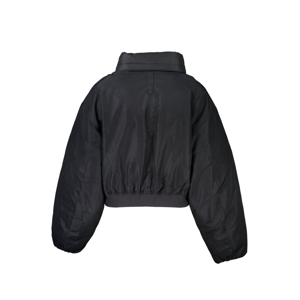 Calvin Klein Schwarze Polyesterjacken und -mäntel