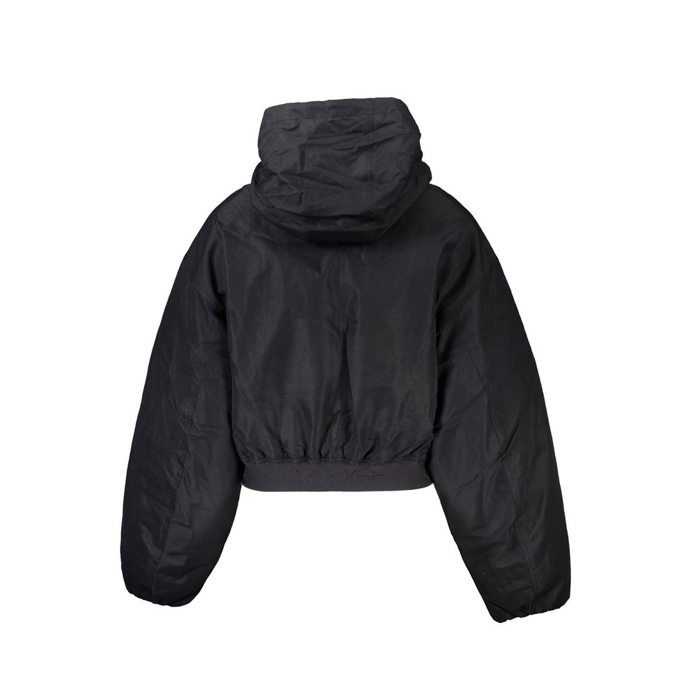 Calvin Klein Schwarze Polyesterjacken und -mäntel