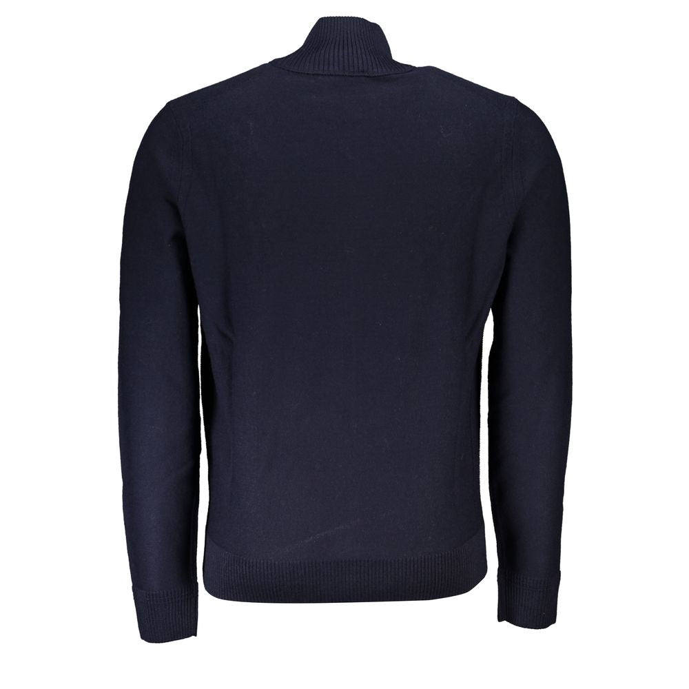 Hugo Boss – Blauer Polyamidpullover