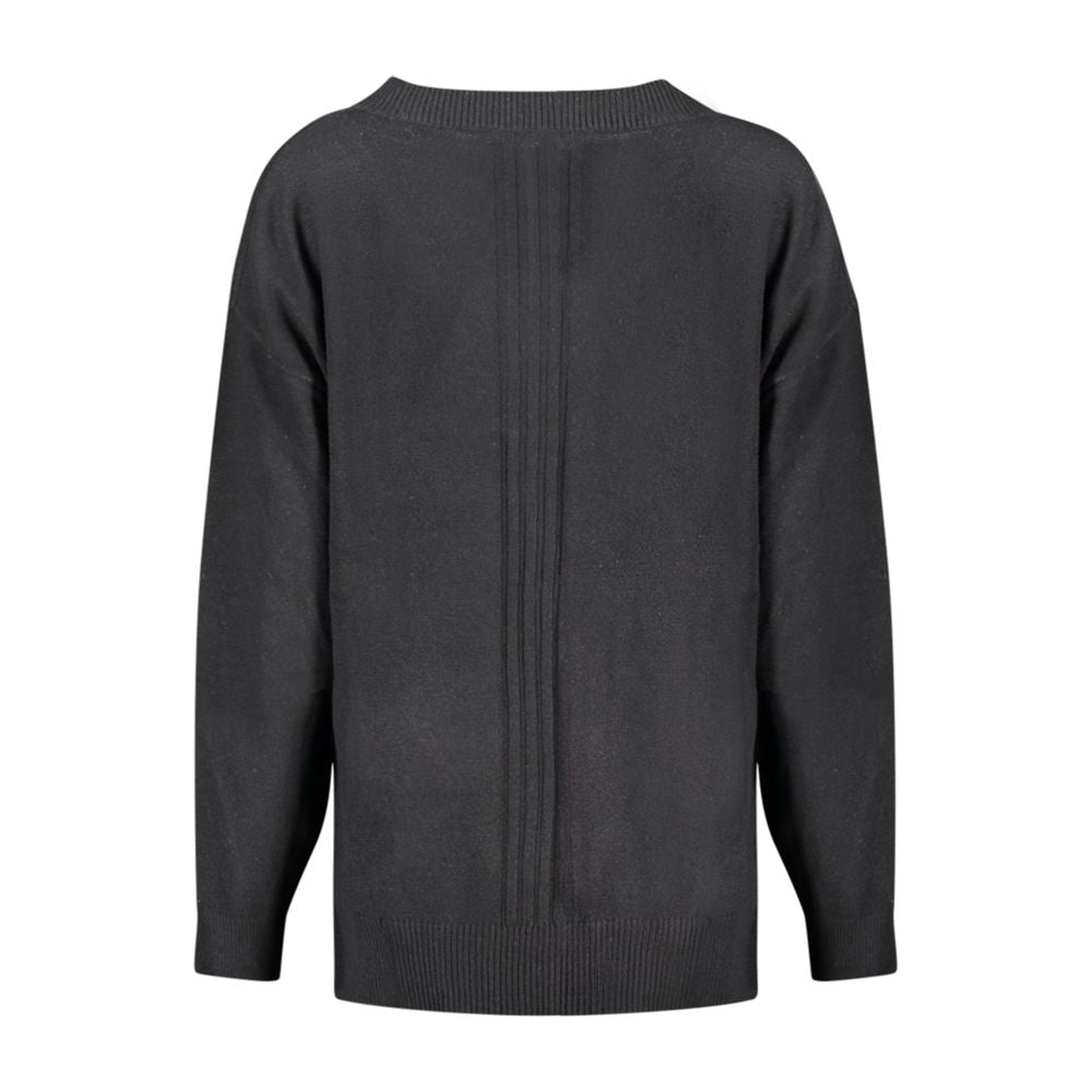 Guess Jeans Black Cotton Sweater