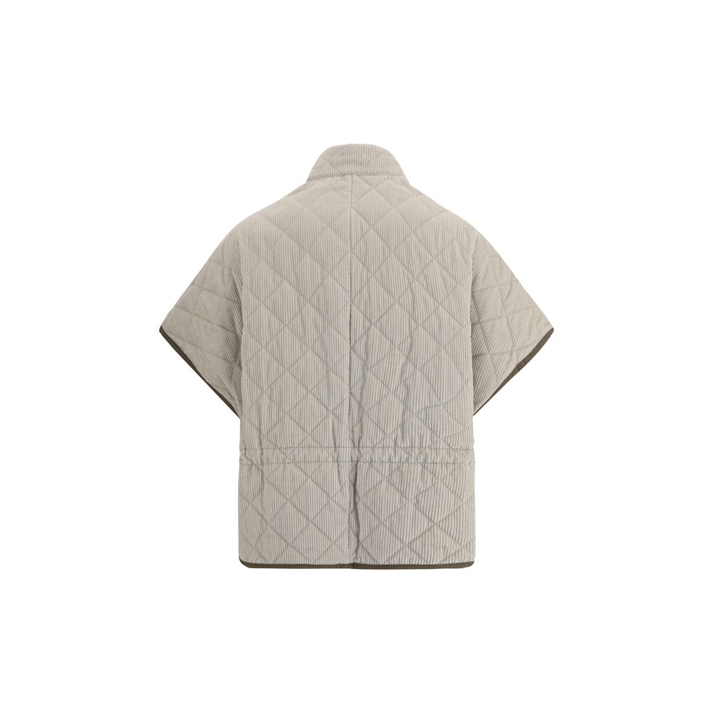 Brunello Cucinelli Cord-Steppjacke