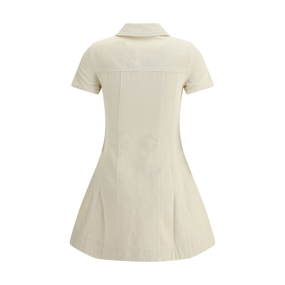Kurzes Denim-Kleid von Self-Portrait