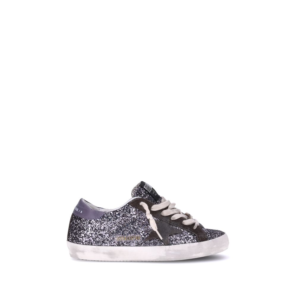 Golden Goose Sneakers Super Star mit Glitzer
