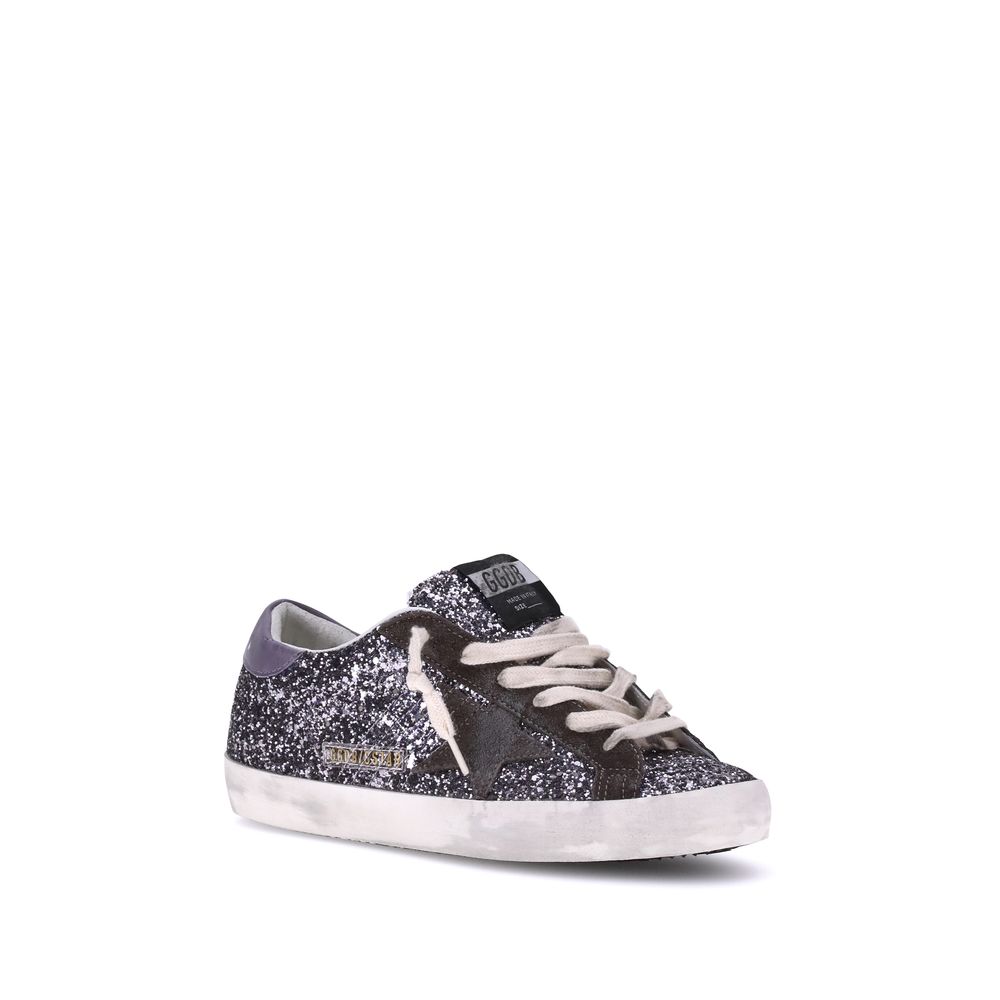 Golden Goose Sneakers Super Star mit Glitzer