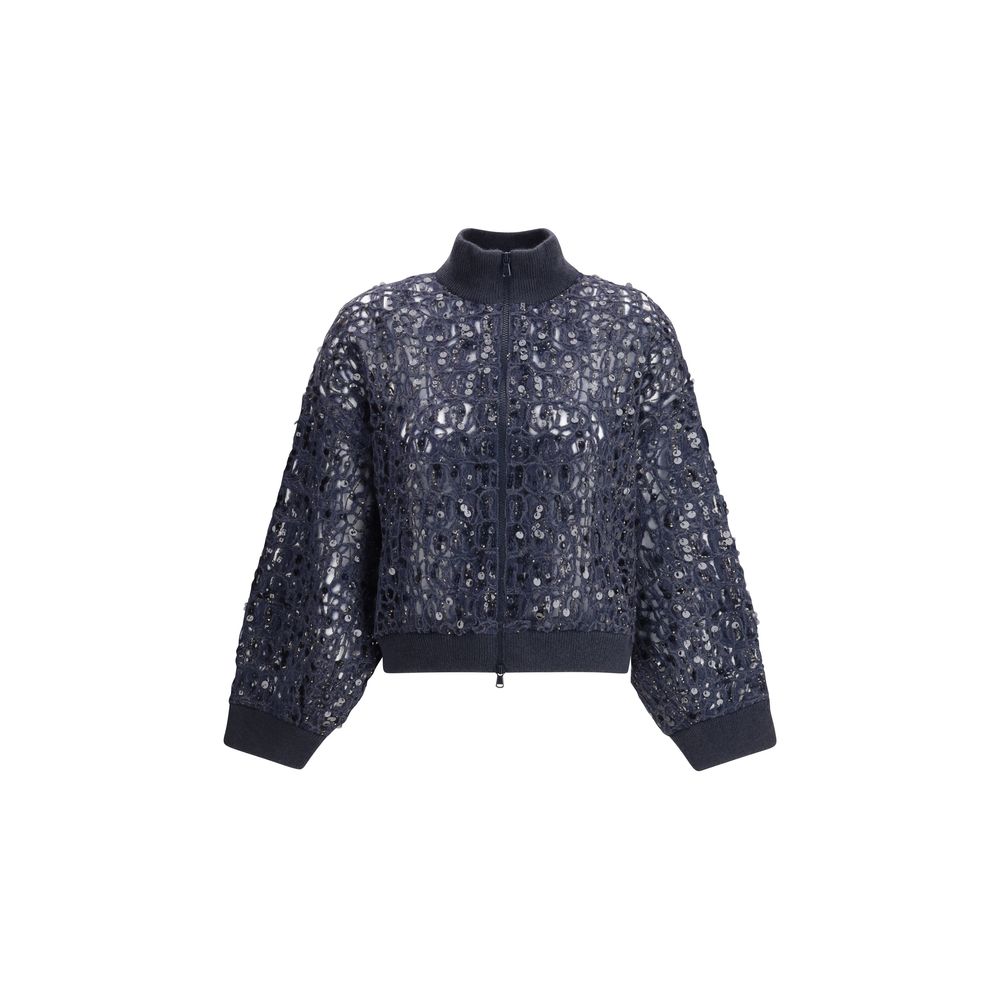Brunello Cucinelli Pailletten-Cardigan