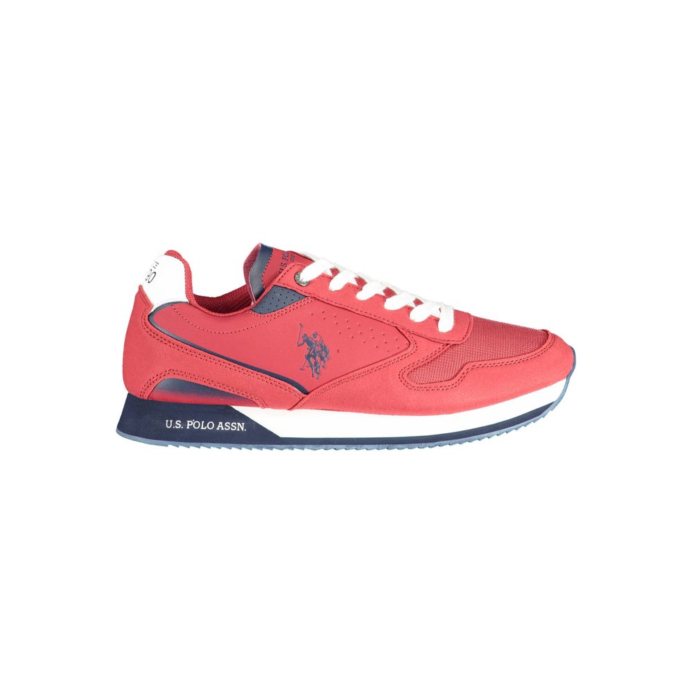 US POLO ASSN. Roter Polyester-Sneaker