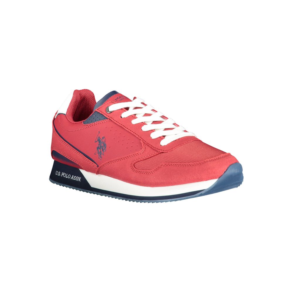 US POLO ASSN. Roter Polyester-Sneaker