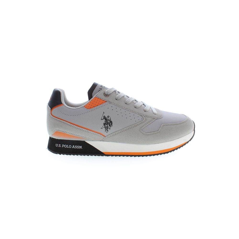 US POLO ASSN. Grauer Polyester-Sneaker