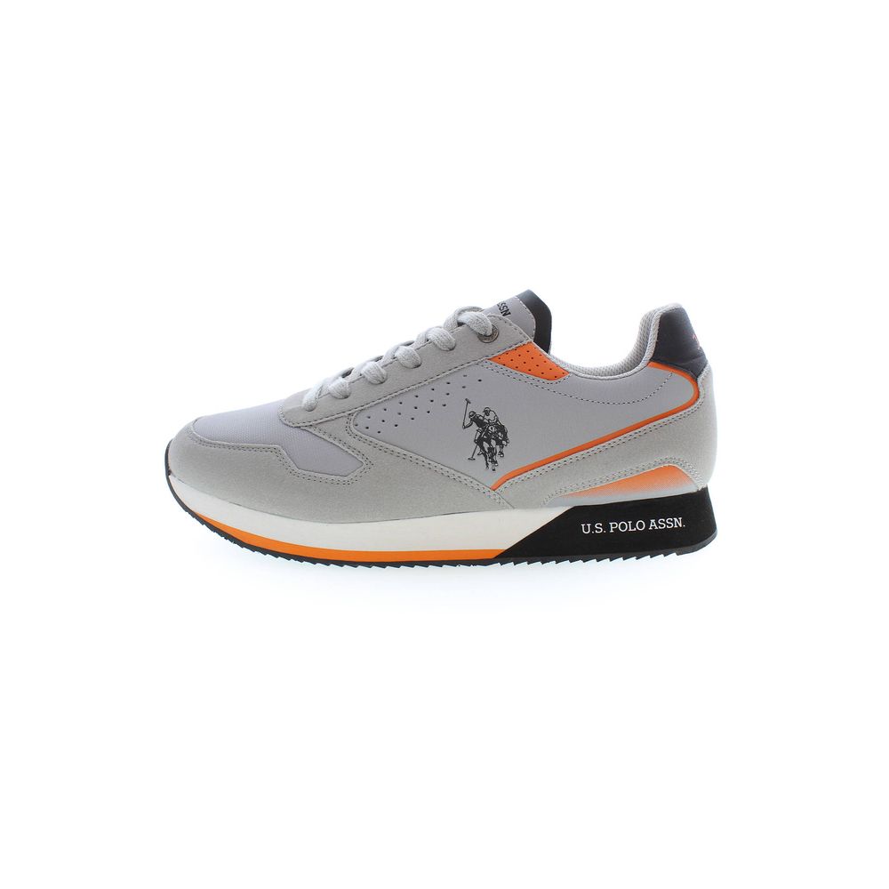 US POLO ASSN. Grauer Polyester-Sneaker
