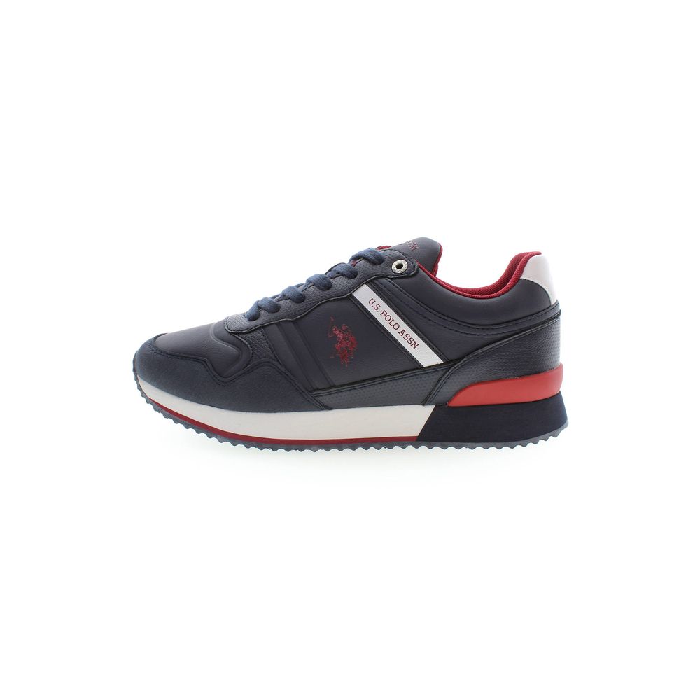 US POLO ASSN. Blauer Polyester-Sneaker