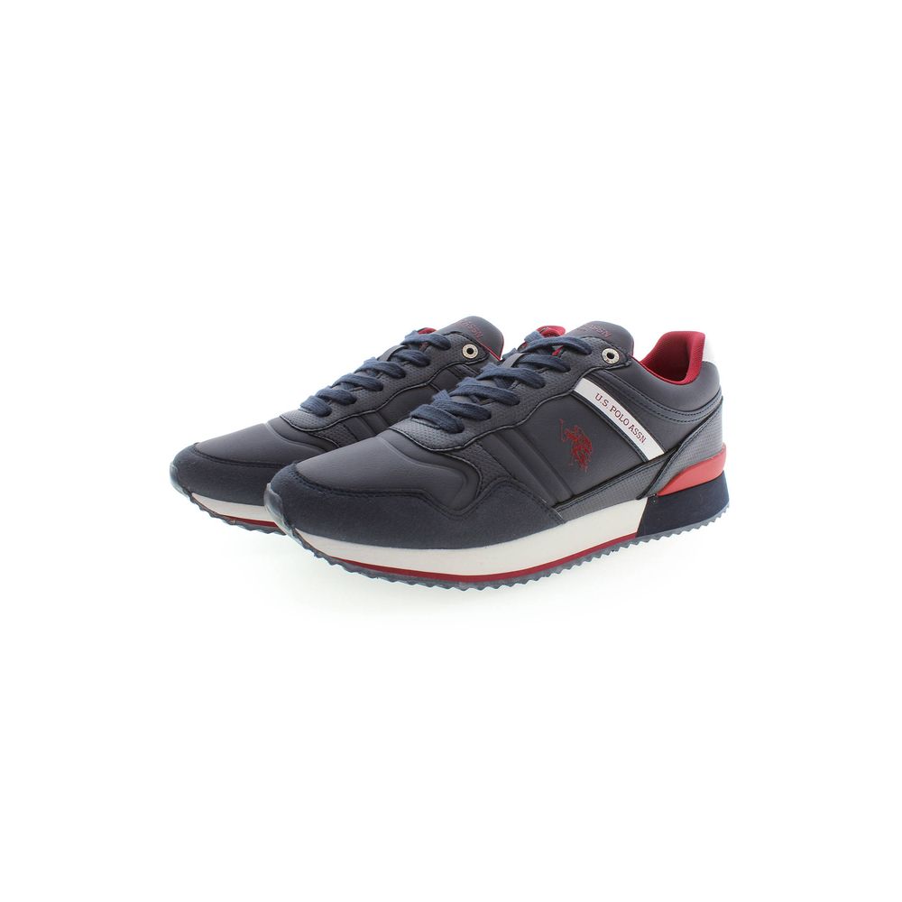 US POLO ASSN. Blauer Polyester-Sneaker
