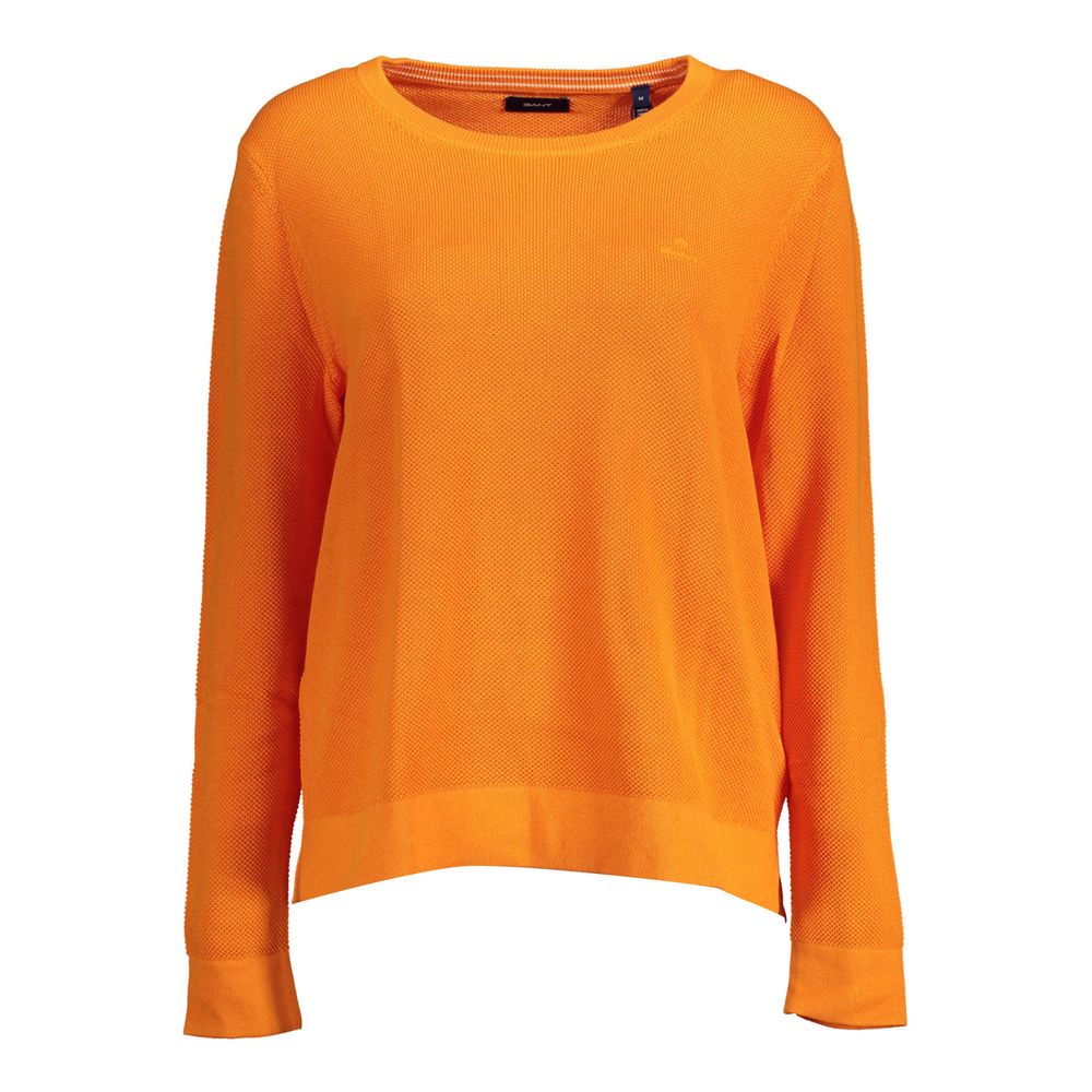 Orangefarbener Baumwollpullover von Gant