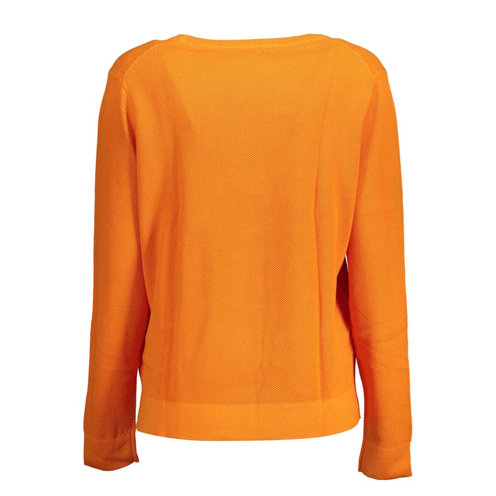 Orangefarbener Baumwollpullover von Gant