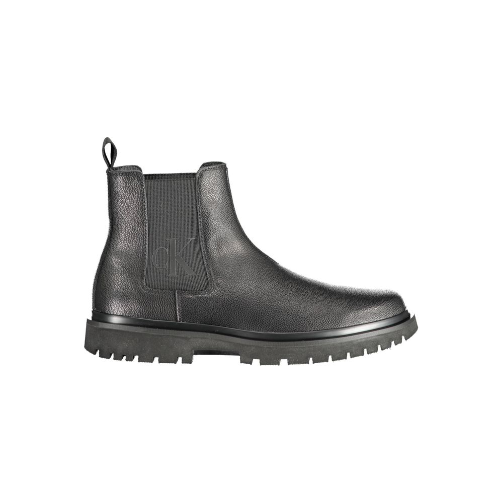 Calvin Klein – Schwarzer Polyesterstiefel