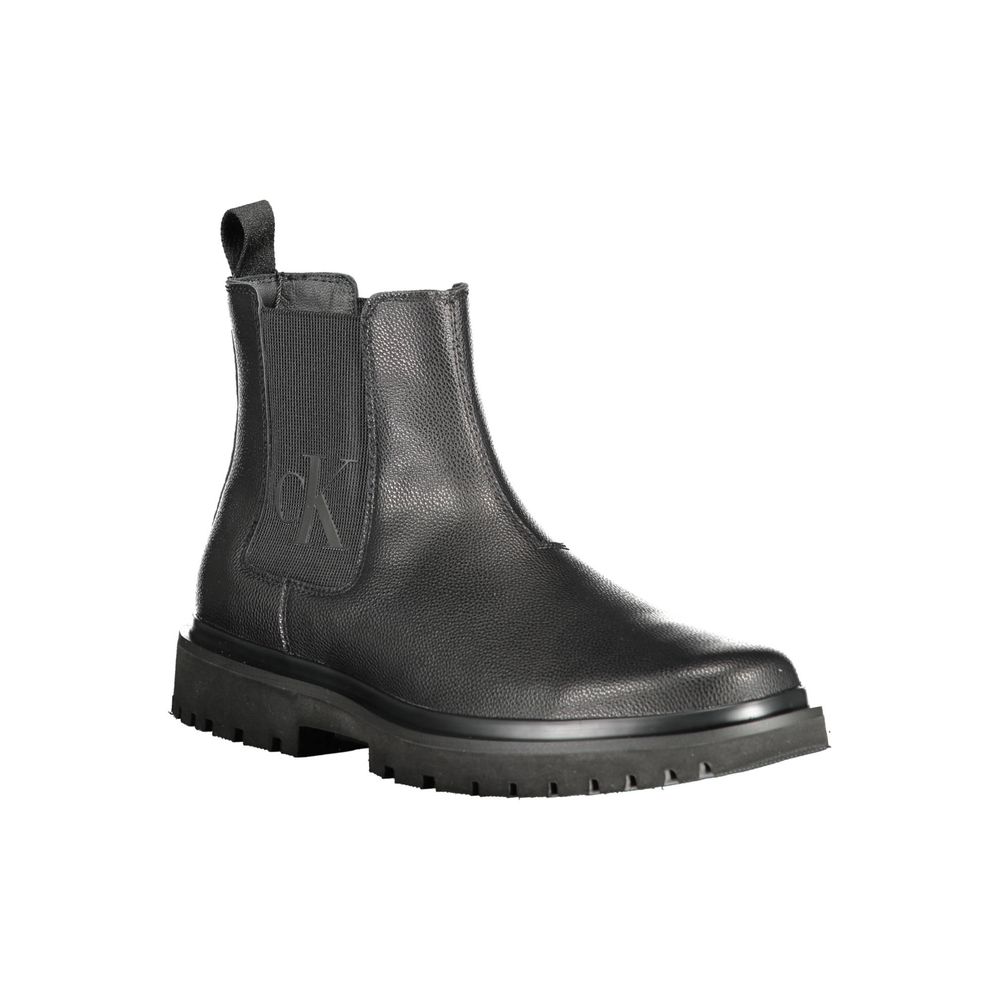 Calvin Klein – Schwarzer Polyesterstiefel