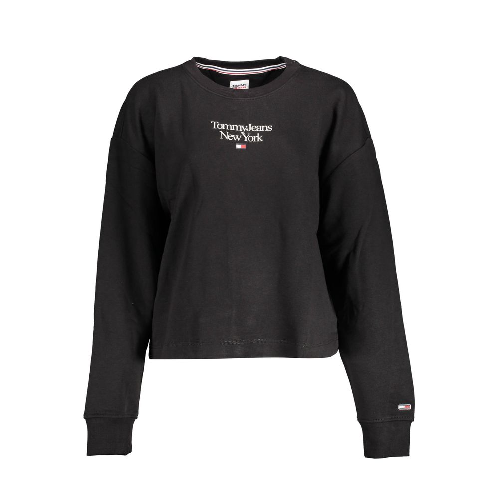 Tommy Hilfiger – Schwarzer Baumwollpullover
