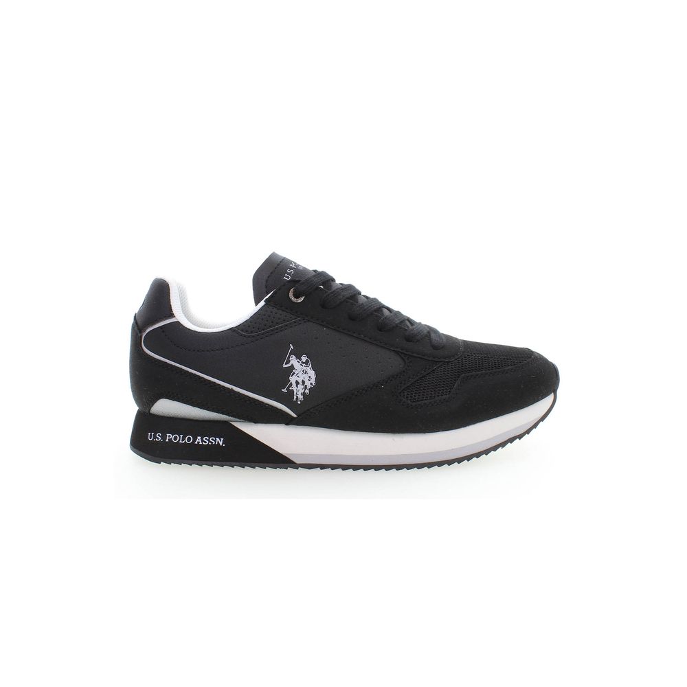 US POLO ASSN. Schwarzer Polyester-Sneaker