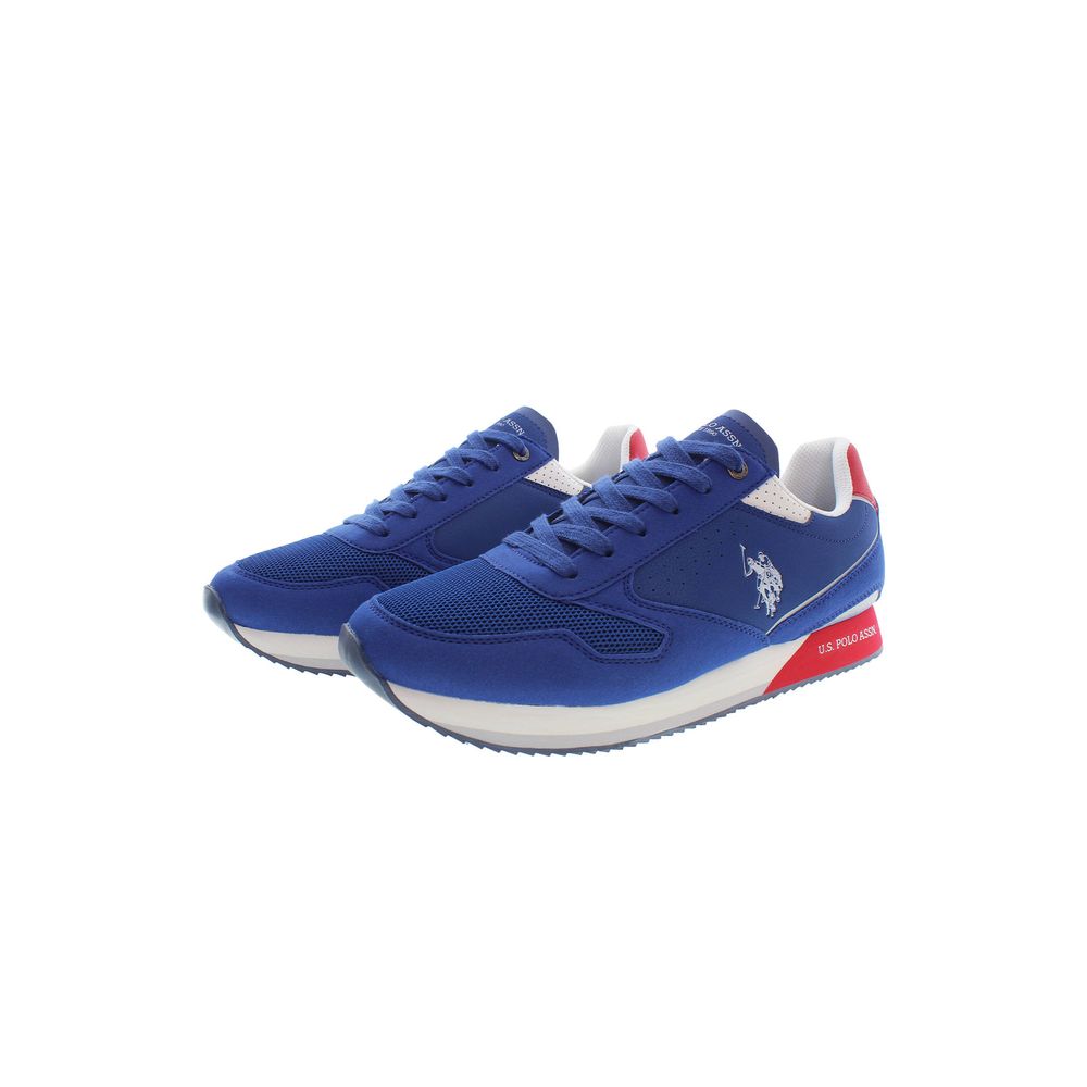 US POLO ASSN. Blauer Polyester-Sneaker
