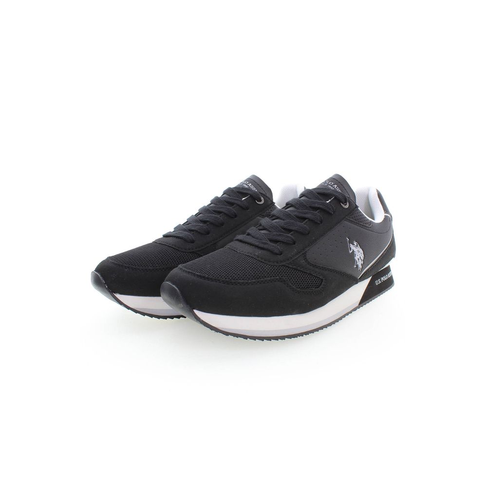 US POLO ASSN. Schwarzer Polyester-Sneaker