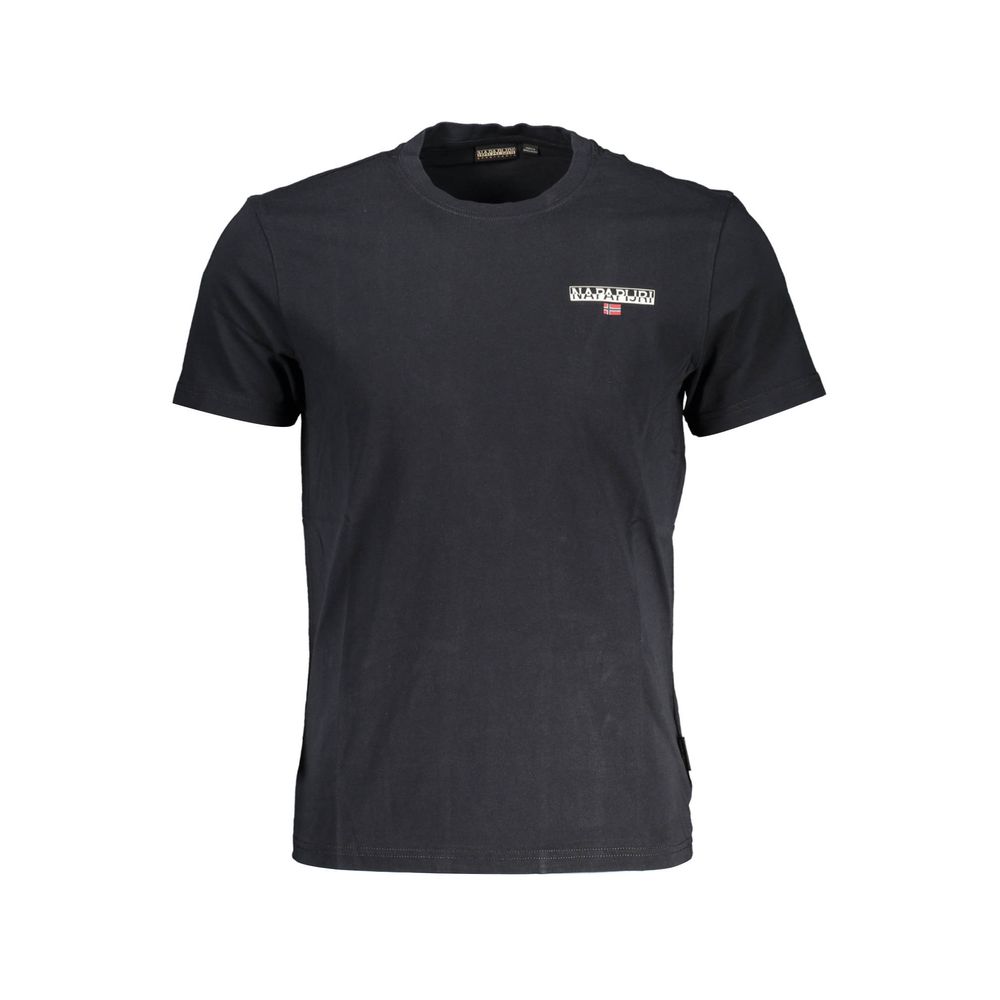 Napapijri – Schwarzes Baumwoll-T-Shirt