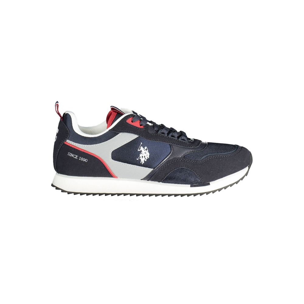 US POLO ASSN. Blauer Polyester-Sneaker