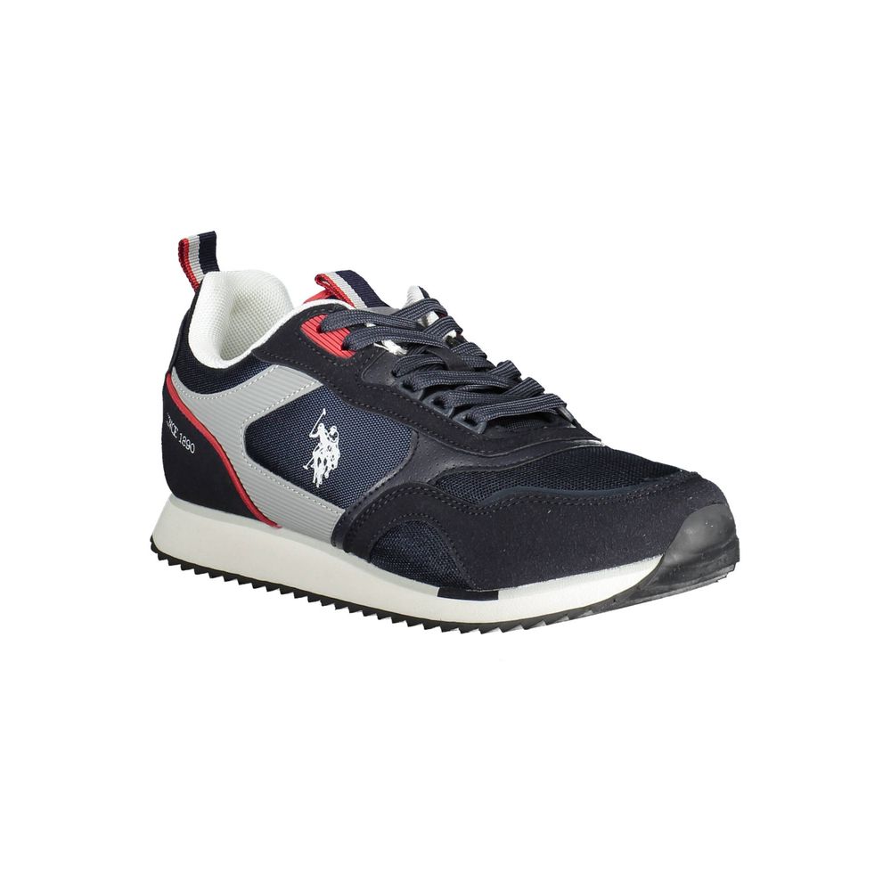 US POLO ASSN. Blauer Polyester-Sneaker