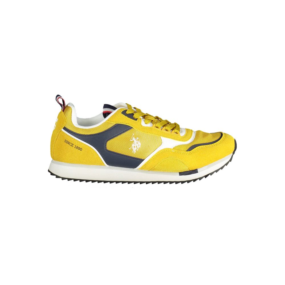 US POLO ASSN. Gelber Polyester-Sneaker