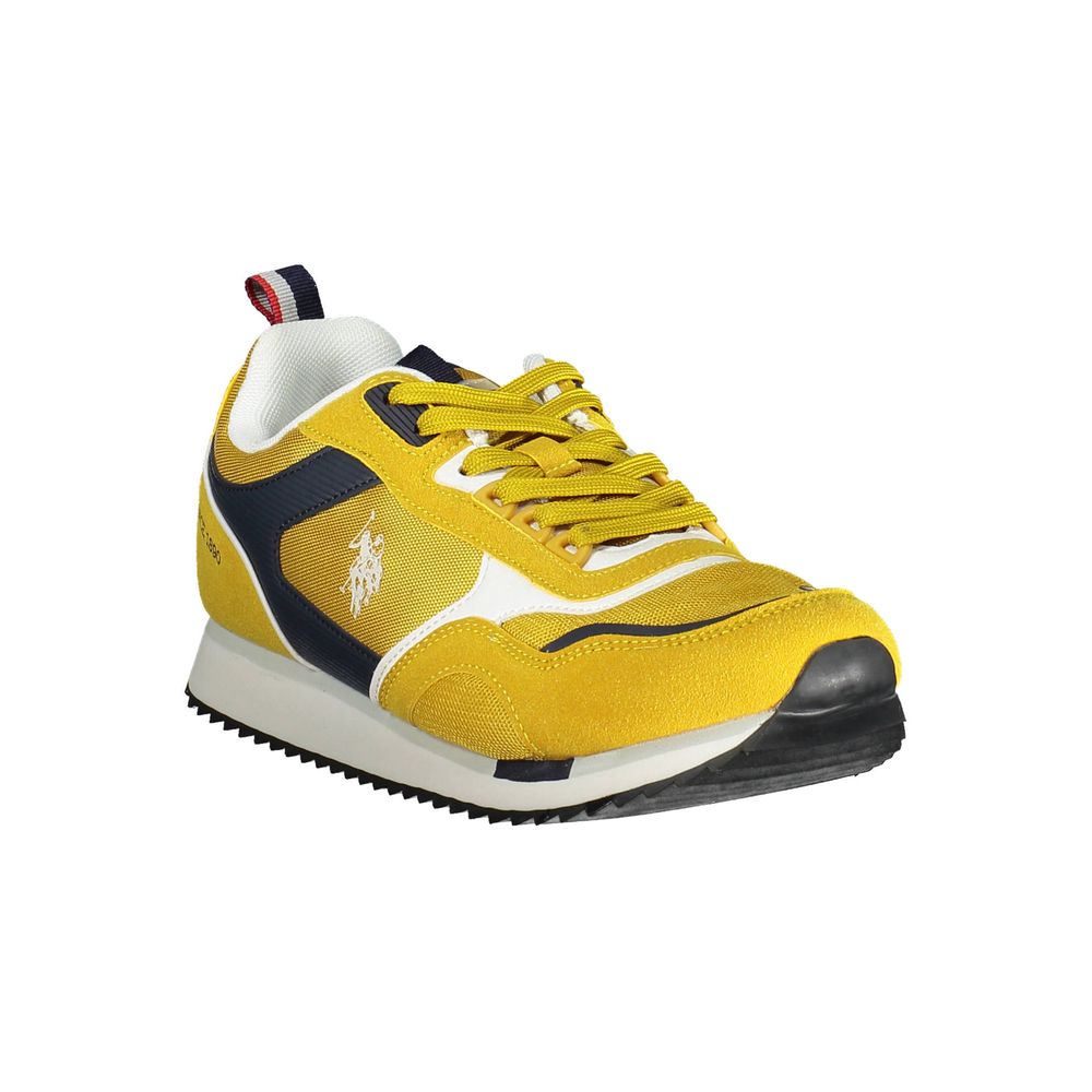 US POLO ASSN. Gelber Polyester-Sneaker