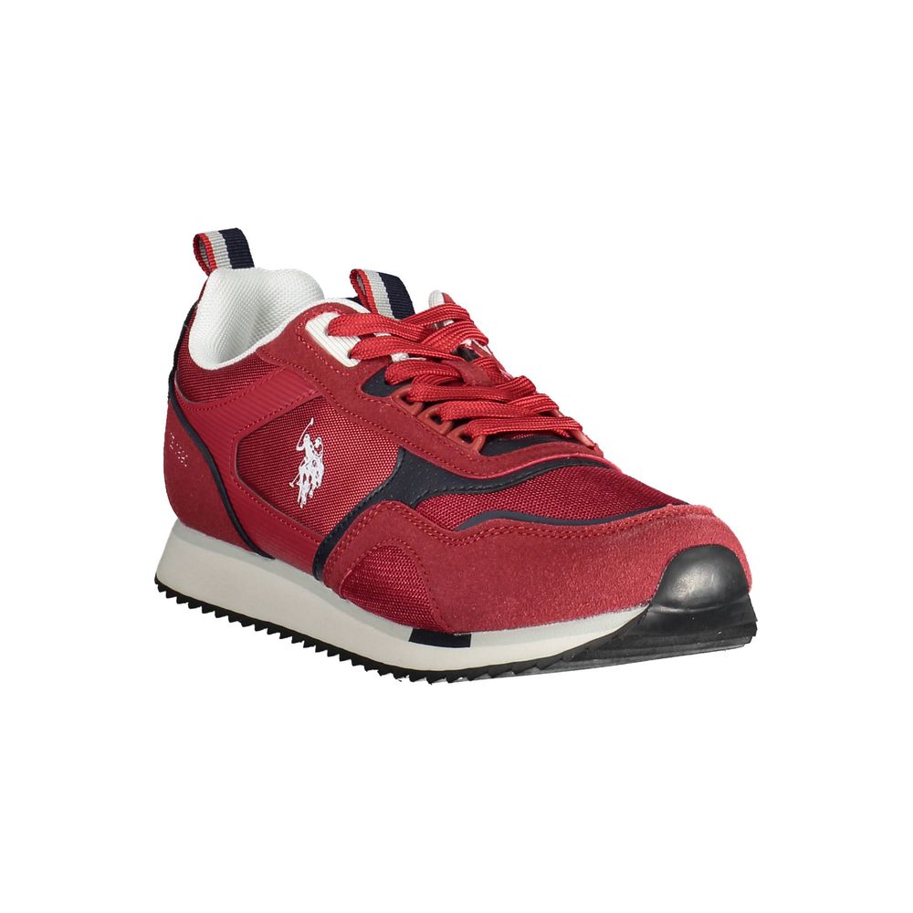 US POLO ASSN. Roter Polyester-Sneaker