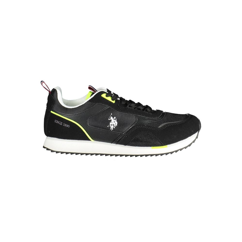 US POLO ASSN. Schwarzer Polyester-Sneaker
