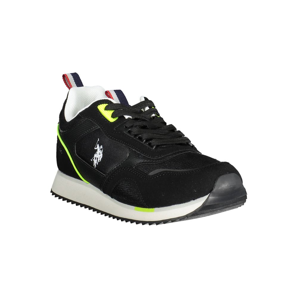 US POLO ASSN. Schwarzer Polyester-Sneaker