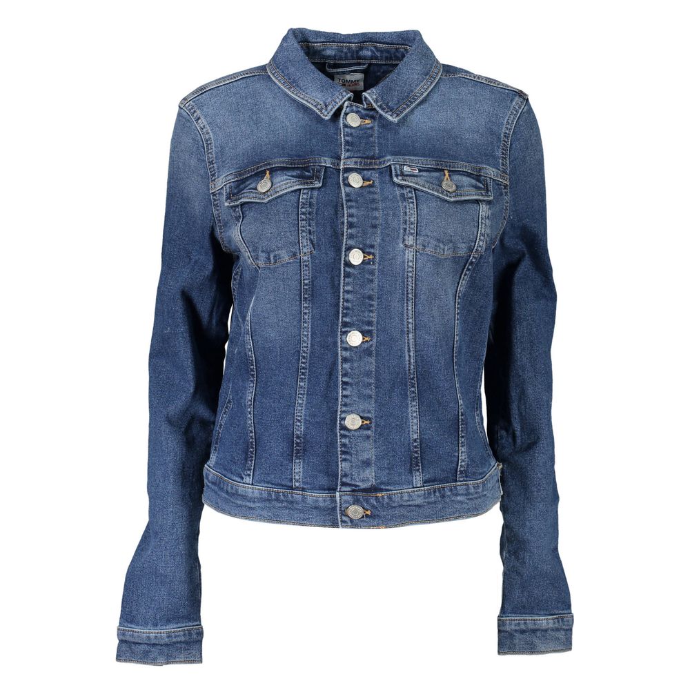 Tommy Hilfiger Blaue Baumwolljacken und -mäntel