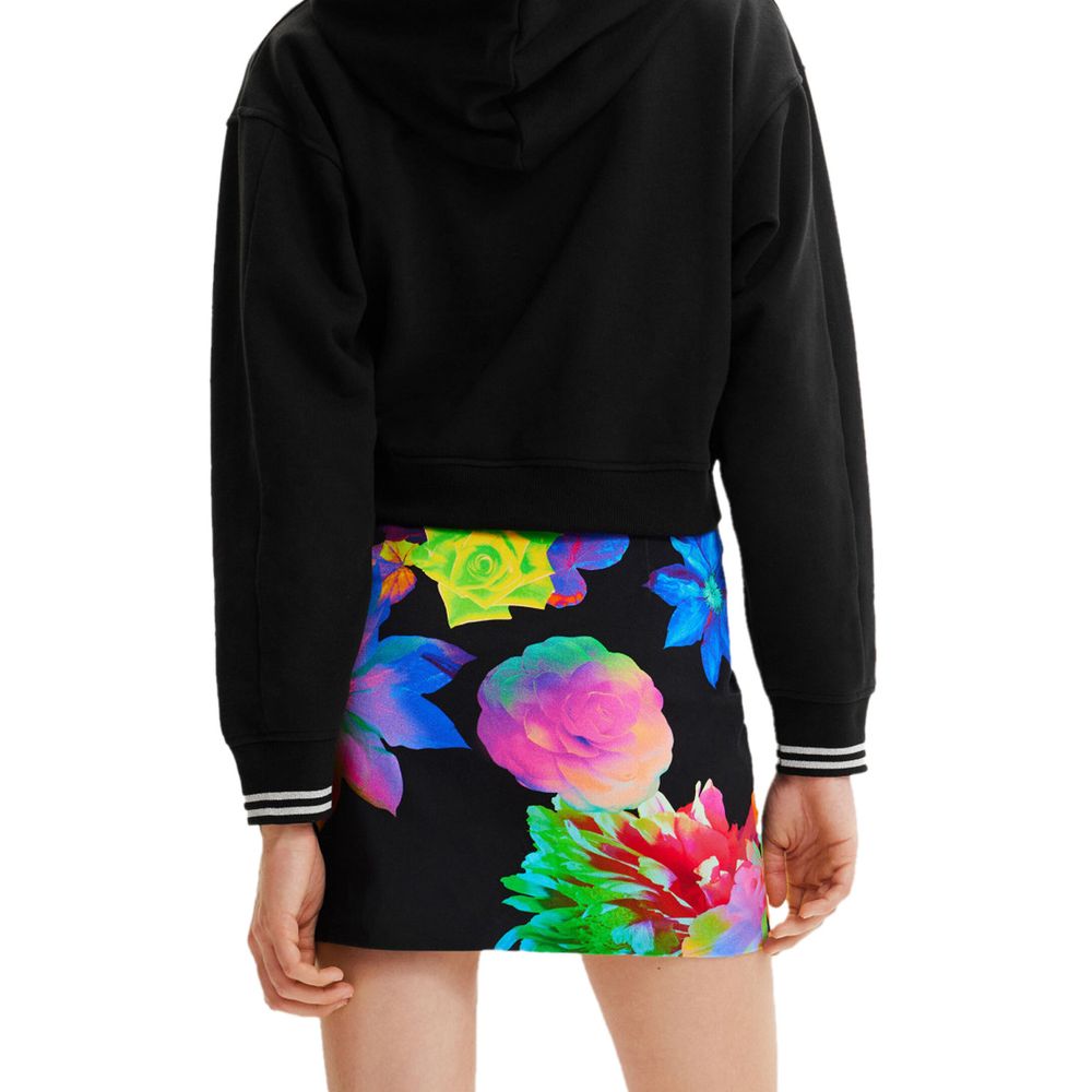Desigual Schwarzer Baumwollrock