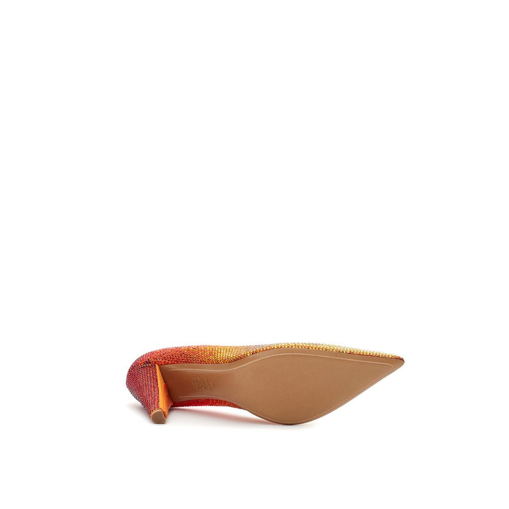 Alexandre Vauthier – Zweifarbige Pumps aus Leder und Satin