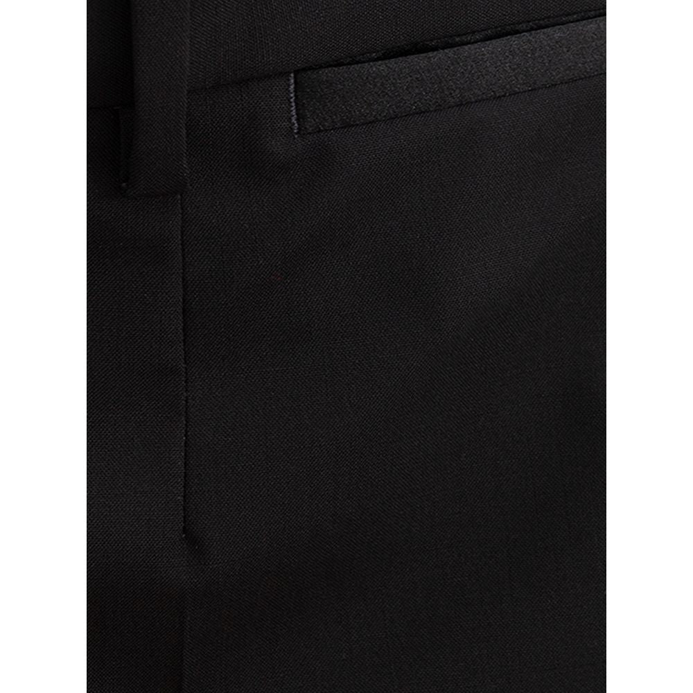 Dolce &amp; Gabbana Schwarze Jeans und Hose aus Wolle
